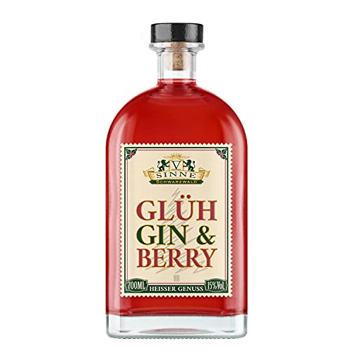 V-SINNE Glüh Gin & Berry - die Ginvolle Alternative zum Glühwein - Himbeeren, Gin & feine Wintergewürze - 700 Ml von V-SINNE