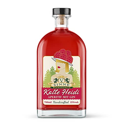 V-SINNE Kalte Heidi - Aperitif mit Gin DLG GOLD 2022 | Ideal für heiße Sommertage - Manufakturqualität aus dem Schwarzwald - 700 ml, 15% vol. von V-SINNE