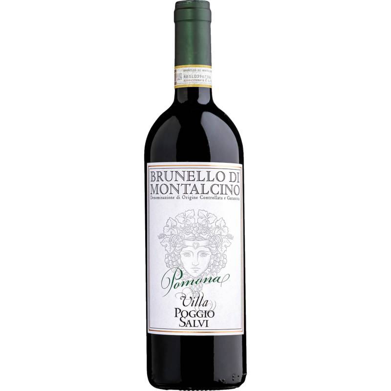 Pomona Brunello Poggio Salvi Cru, Brunello di Montalcino DOCG, 6er Holzkiste, Toskana, 2017, Rotwein von V.P.S. Villa Poggio Salvi S.r.l., IT-53024 Montalcino (SI)