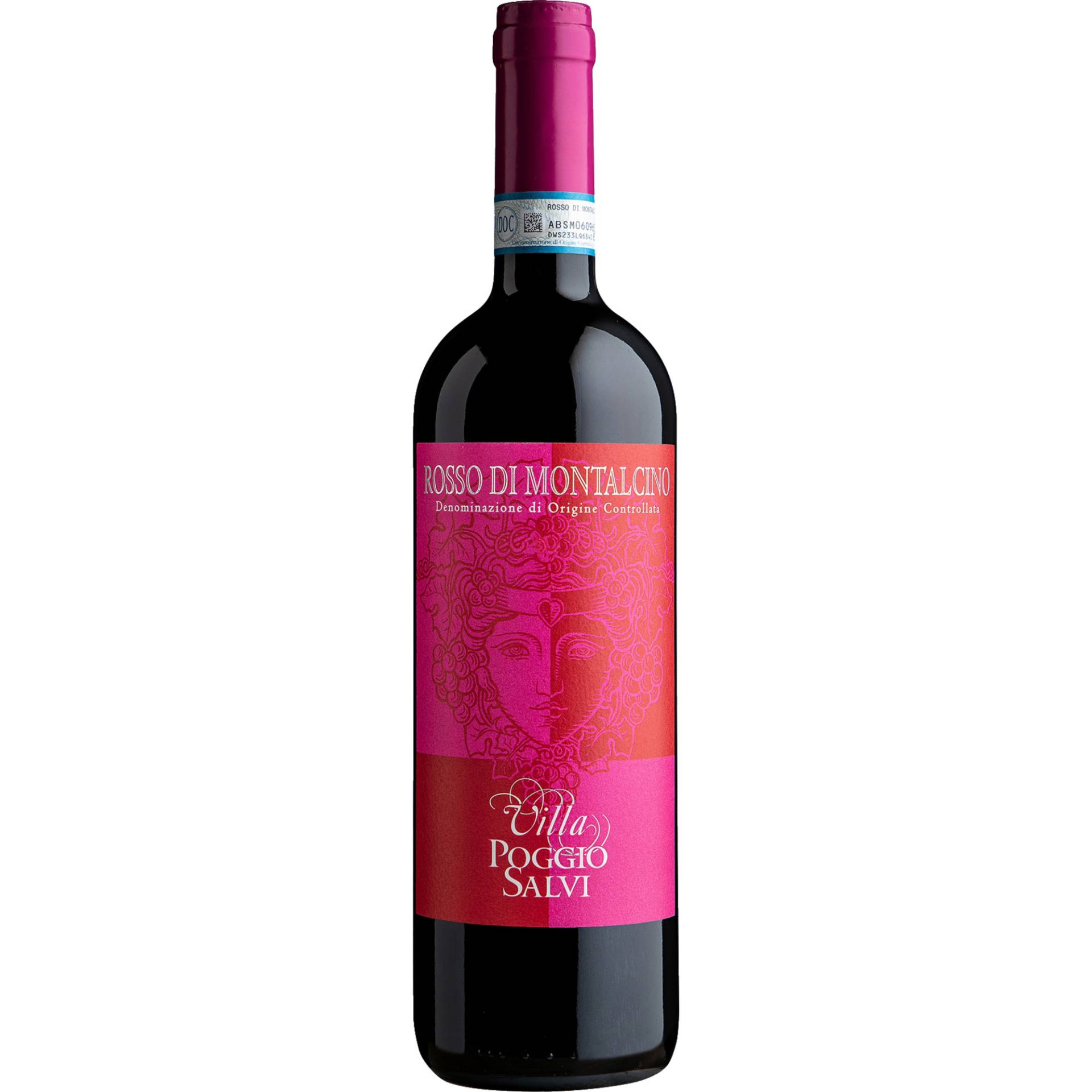 Villa Poggio Salvi Rosso, Rosso di Montalcino DOC, Toskana, 2023, Rotwein von V.P.S. Villa Poggio Salvi S.r.l.,53024,Montalcino (SI),Italien