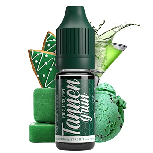 Belissia Lebensmittelfarbe Tannengrün - flüssig & hochkonzentriert - 10ml Lebensmittelechte Speisefarbe zum Backen, Kochen, Fondant & DIY - vegan, stark färbend, geschmacksneutral von Belissia