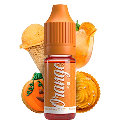 Lebensmittelfarbe Orange 10ml Farbstoff hoch konzentriert, Made in DE zuckerfrei, flüssig, zum Färben von Getränken, Kuchen, Teig, Toppings, Slime uvm. Tortendeko - Backzubehör von V2 FOODS