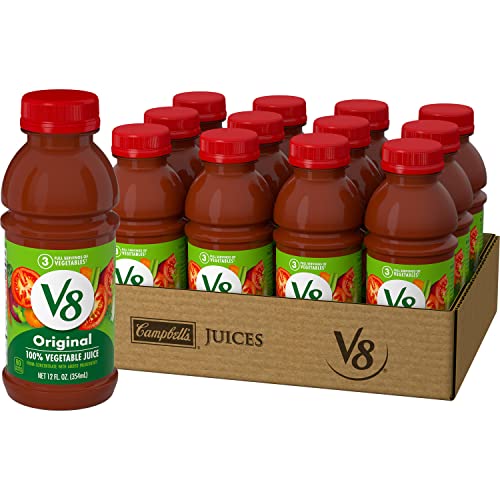 Original 100% Vegetable Juice, Vegetable Blend with Tomato Juice, 12 fl oz Bottle (Pack of 12) von V8