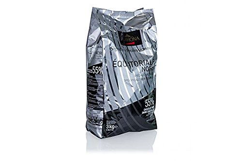 Equatoriale Noire, dunkle Couverture, Callets, 55% Kakao, 3 kg Equatoriale Noire, dunkle Couverture, Callets, 55% Kakao, 3 kg von VALRHONA