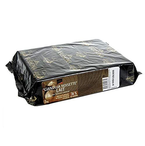 Gianduja Noisette lait - helle Volllmilch-Haselnuss-Couverture, Block, 3 kg Gianduja Noisette lait - helle Volllmilch-Haselnuss-Couverture, Block, 3 kg von VALRHONA