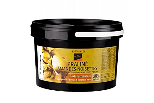 Praliné Masse knusprig, 25% Haselnuss, 25% Mandel, intensive Nussnoten, 5 kg von VALRHONA SA,