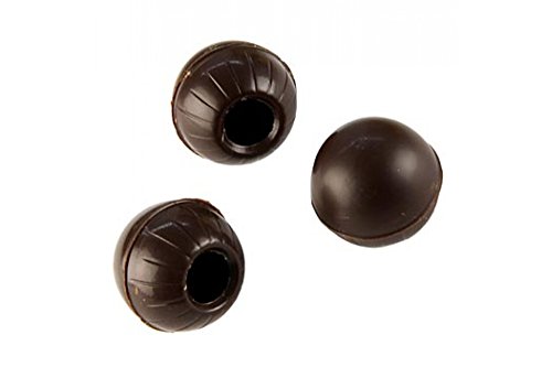 Trüffel-Hohlkugeln, Zartbitterschokolade, ø 25mm, Valrhona, 1,3 kg, 504 St von VALRHONA SA,