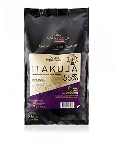 Itakuja Bitter, dunkle Couverture, Callets, 55% Kakao, 3 kg von VALRHONA