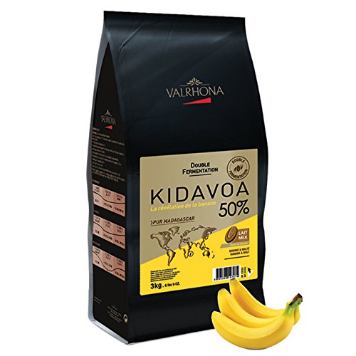 Valrhona Kidavoa Couverture, doppelt fermentiert, 50% Kakao, Callets, 3 kg von VALRHONA