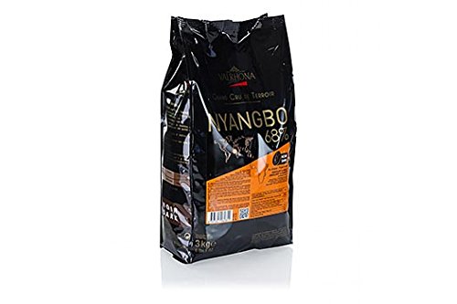 Nyangbo "Grand Cru", dunkle Couverture, Callets, 68% Kakao, Ghana, 3 kg Nyangbo "Grand Cru", dunkle Couverture, Callets, 68% Kakao, Ghana, 3 kg von VALRHONA
