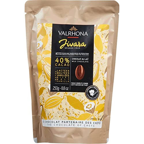 VALRHONA Milchschokolade Drops Lait Jivara 40% 250g VALRHONA Milchschokolade Drops Lait Jivara 40% 250g von VALRHONA