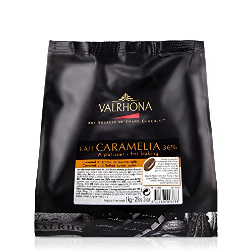 VALRHONA - Sack 1 kg Caramélia 36% - Milchschokolade - Sack Bohnen - 1kg von VALRHONA