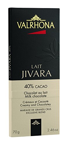 VALRHONA - Tafel Jivara 40% - Milchschokolade - Tafel Schokolade - 70g von VALRHONA