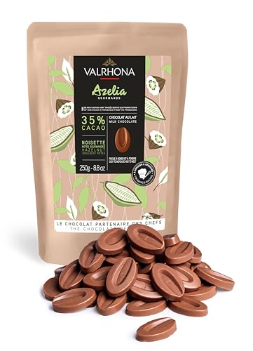 Valrhona Azelia, Haselnuss Couverture, 35%, Callets, 250 g Valrhona Azelia, Haselnuss Couverture, 35%, Callets, 250 g von VALRHONA