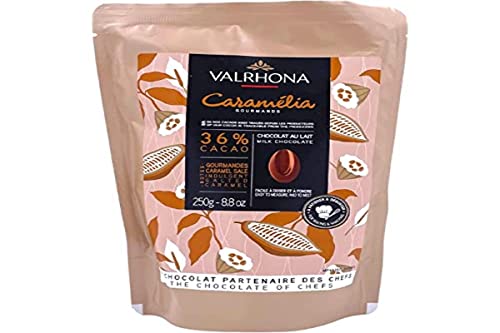 Valrhona Caramelia, Milchschokolade 36%, Callets, 250 g Valrhona Caramelia, Milchschokolade 36%, Callets, 250 g von VALRHONA