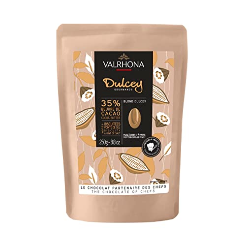 Valrhona Dulcey, Blonde Schokolade 35%, Callets, 250 g Valrhona Dulcey, Blonde Schokolade 35%, Callets, 250 g von VALRHONA