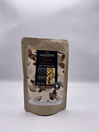 Valrhona - Kakao Perlen in dunkler Schokolade zum Backen 250g von VALRHONA