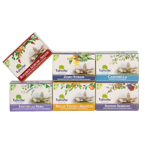Valverbe Relax Time Set 6 Kräutertees mit 20 Filtern Valverbe Relax Time Set 6 Kräutertees mit 20 Filtern von VALVERBE
