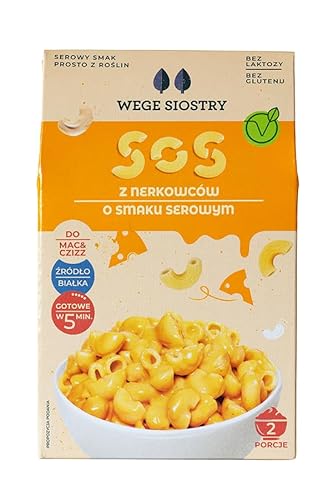 Glutenfreie Vegane Soße Cashew mit Käse-Geschmack 40 g – Vegane Fertiggerichte – 100% auf Pflanzenbasis von VEGGIE SISTERS
