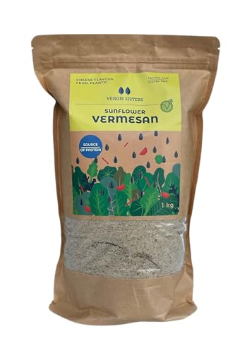 Vegan Parmesan Gerieben 1000 g - Parmesankäse Glutenfrei - Streukäse Frei von Zusatzstoffen und Künstlichen Aromen Vegan Parmesan Gerieben 1000 g - Parmesankäse Glutenfrei - Streukäse Frei von Zusatzstoffen und Künstlichen Aromen von VEGGIE SISTERS
