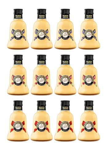 12 x Glockenflasche 0,2 L VERPOORTEN ORIGINAL Eierlikör 20%vol Motive: Royal, Classic und Modern Art von VERPOORTEN ORIGINAL