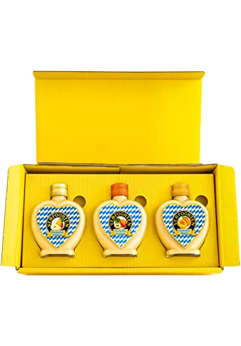 William’s, Haselnuss u. Marille - VERPOORTEN Oktoberfest mit 3 x 0,2 L Herzflaschen 17% vol von VERPOORTEN ORIGINAL