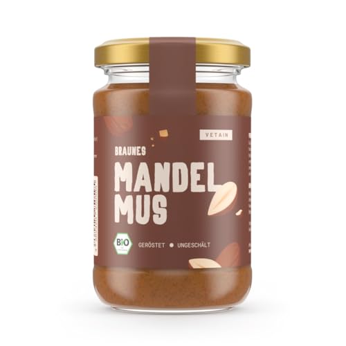 Vetain Bio Mandelmus 200g - Ohne Zusatzstoffe, Zuckerzusatz & Palmöl - 100% cremiges Mandelmus - Glutenfrei, vegan - perfekt zum Kochen, Backen & Verfeinern Vetain Bio Mandelmus 200g - Ohne Zusatzstoffe, Zuckerzusatz & Palmöl - 100% cremiges Mandelmus - Glutenfrei, vegan - perfekt zum Kochen, Backen & Verfeinern von VETAIN