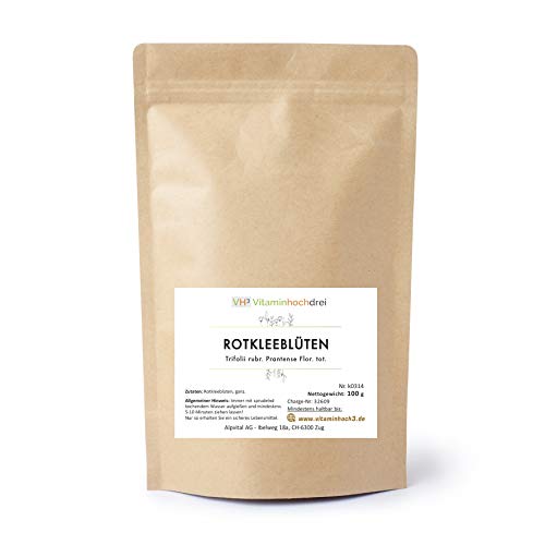 VH3 Rotkleeblüten Kräuter Tee - 100g - Die natürliche Alternative für die Wechseljahre VH3 Rotkleeblüten Kräuter Tee - 100g - Die natürliche Alternative für die Wechseljahre von VH3