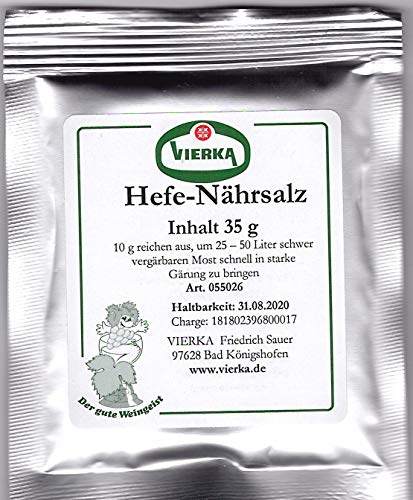 Hefenährsalz 35g von Vierka Hefenährsalz 35g von Vierka von VIERKA