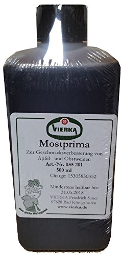 Mostprima Vierka zur Geschmacksverbesserung von Apfel- und Obstwein 100 ml/500 ml/1000 ml (500 ml) von VIERKA