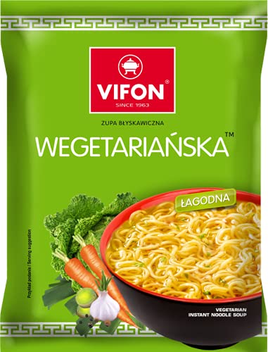 24x Vifon Vegetarisch Instant-Nudellsuppe 70g (Karton) von VIFON