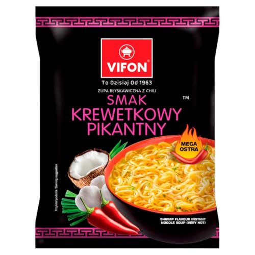 Vifon "Krewetka" Instant-Nudellsuppe 70g Vifon "Krewetka" Instant-Nudellsuppe 70g von VIFON