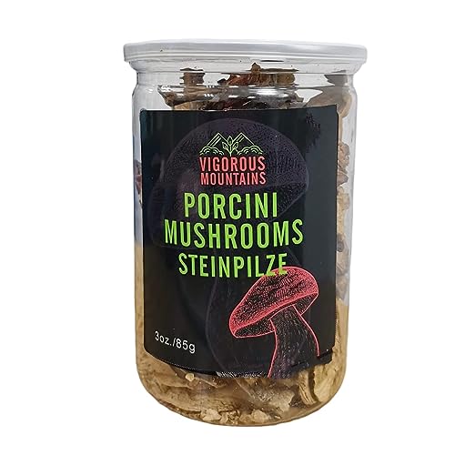 VIGOROUS MOUNTAINS Getrocknete Porcini Pilze (3Ounces) von VIGOROUS MOUNTAINS