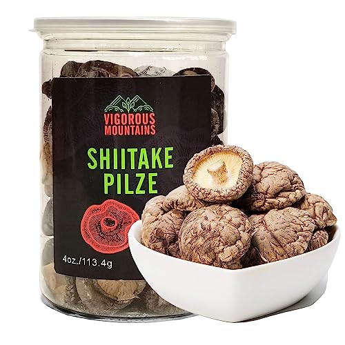VIGOROUS MOUNTAINS Getrocknete Shiitake Pilze (4) von VIGOROUS MOUNTAINS