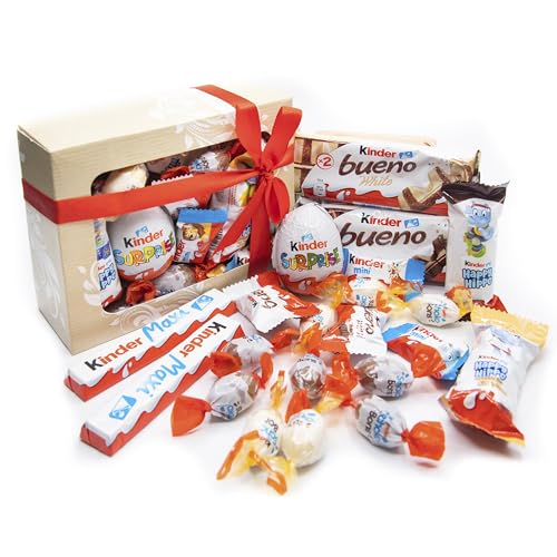 VILAER Box Schokoladen, Geschenkbox, originell, ideal zum Verschenken an Geburtstagen Jubiläen Weihnachten sortierte Schachtel mit Lieblingspralinen verschiedene, alle Altersgruppen von VILAER