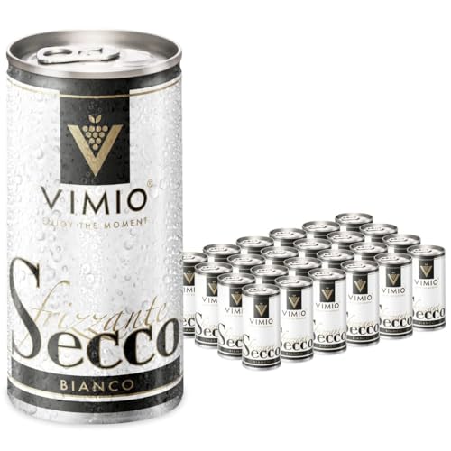 Vimio Secco Frizzante Bianco Perlwein Weiß 10,5% vol. 200 ml Dose (24x) von VIMIO