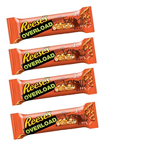 Reese'S Overload Schokoladenriegel, 42 g, 4 Stück von VIMIX