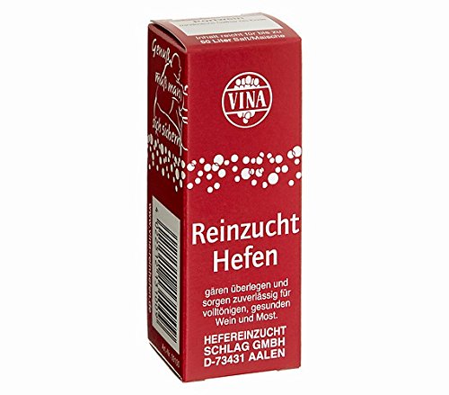 VINA Reinzuchthefe Burgund für 50 l Weinansatz VINA Reinzuchthefe Burgund für 50 l Weinansatz von VINA