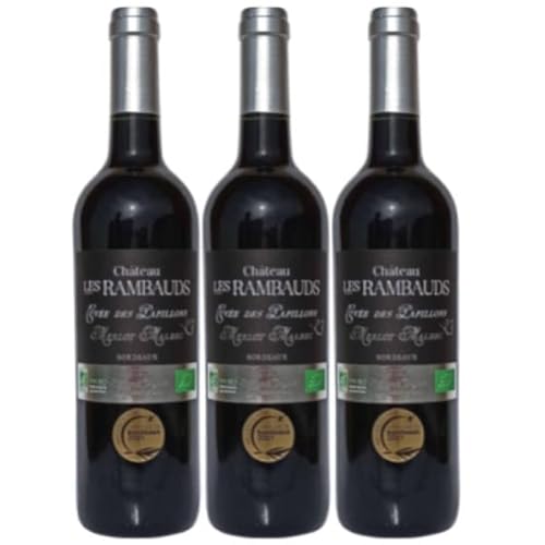 Bordeaux rot BIO - Schloss les Rambauds - AOC - "Jahrgang di Schmetterlinge" - 3 x 75cl. von VINACCUS