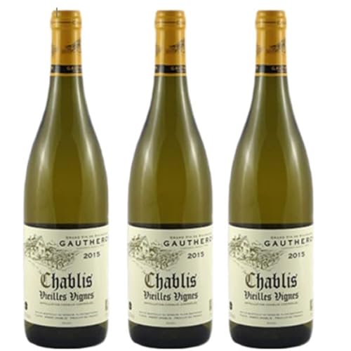 Chablis "alte Reben" 2023 Burgund Weißwein, Gautheron, 3 x 75 cl. von VINACCUS