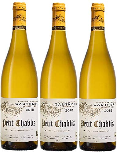 Weißwein Burgund Petit chablis 2022 AOC - chardonnay trocken -3 x 75cl von VINACCUS