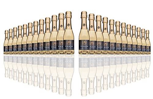 VINADA - Crispy Chardonnay Mini - Zero Alcohol Wine - 200 ml (24 Glass Bottles) von VINADA