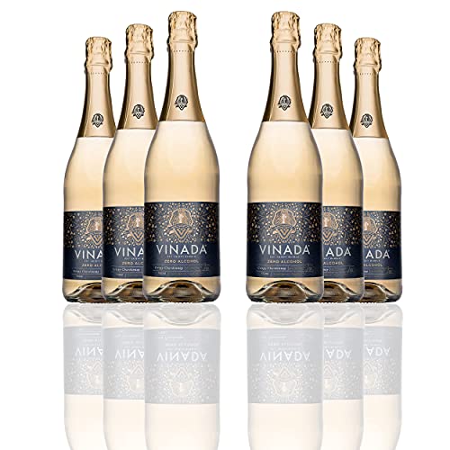VINADA - Crispy Chardonnay - Zero Alcohol Wine - 750 ml (6 Glass Bottles) von VINADA