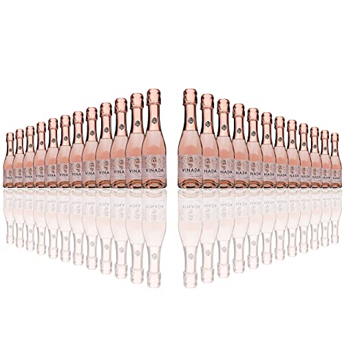 VINADA - Sparkling Rosé Mini - Zero Alcohol Wine - 200 ml (24 Glasflaschen) von Vinada