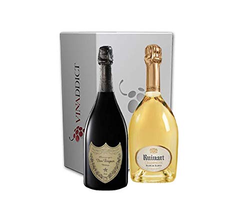 Box Vinaddict Champagnes Prestige - Dom Pérignon Jahrgang 2013 & Ruinart Blanc de Blancs von VINADDICT