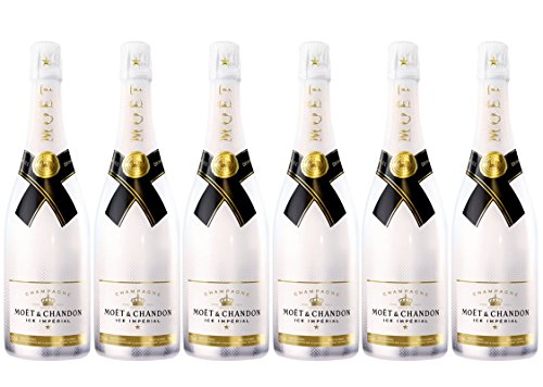 Champagne Ice Impérial Blanc - Moët & Chandon - Cépages Pinot Meunier, Pinot Noir, Chardonnay - Lot de 6x75cl von VINADDICT