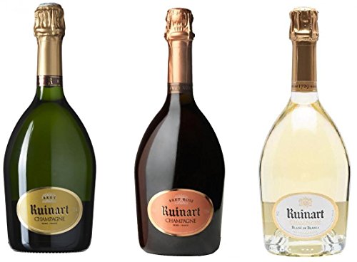 Discovery Lot 3 Ruinart Champagner 3x75cL - 1 Ruinart Brut, 1 Ruinart Rosé, 1 Ruinart Blanc de Blancs von VINADDICT