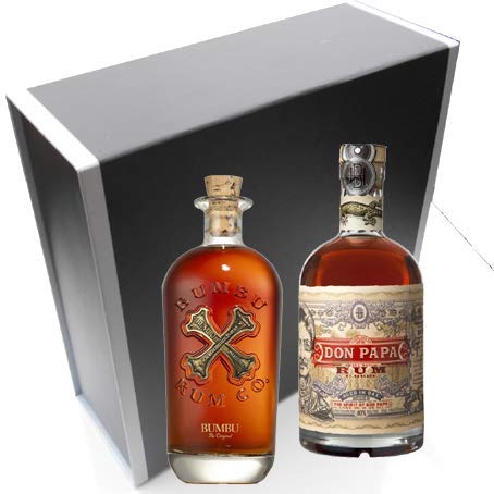 Geschenkbox VINADDICT Rums Don Papa - Bumbu - 2x70cl. von VINADDICT
