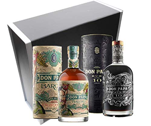 Geschenkbox Vinaddict Rums Don Papa Baroko & Don Papa10 Jahre. 2x70cl.189 von VINADDICT