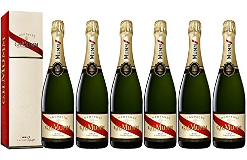 LOT 6 CHAMPAGNES MUMM BRUT CORDON ROUGE 75CL AVEC ETUIS von VINADDICT